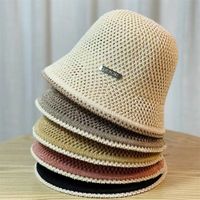 Women's Casual Solid Color Hollow Out Wide Eaves Bucket Hat main image 1