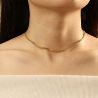 Süßwasserperle Stein Kupfer 18 Karat Vergoldet IG-Stil Süss Einfacher Stil Geometrisch Perlen Halskette main image 3