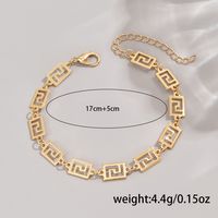 IG Style Simple Style Geometric Iron Hollow Out Women's Bracelets main image 2