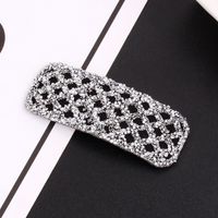 Classic Style Solid Color Rhinestone Hair Clip sku image 84