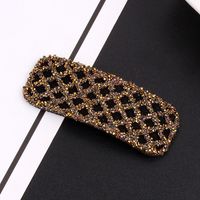 Classic Style Solid Color Rhinestone Hair Clip sku image 86