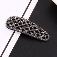 Classic Style Solid Color Rhinestone Hair Clip sku image 88