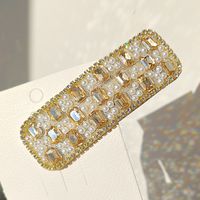 Classic Style Solid Color Rhinestone Hair Clip sku image 60