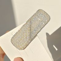 Classic Style Solid Color Rhinestone Hair Clip sku image 63