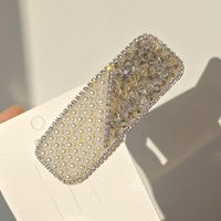 Classic Style Solid Color Rhinestone Hair Clip sku image 65