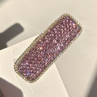 Estilo Clásico Color Sólido Diamante De Imitación Pinza Para El Cabello sku image 36