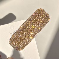 Classic Style Solid Color Rhinestone Hair Clip sku image 37