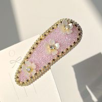 Classic Style Solid Color Rhinestone Hair Clip sku image 92