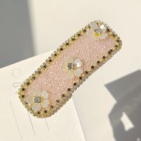 Classic Style Solid Color Rhinestone Hair Clip sku image 97