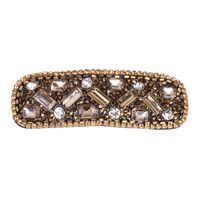 Classic Style Solid Color Rhinestone Hair Clip sku image 98