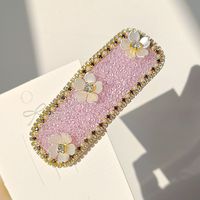Classic Style Solid Color Rhinestone Hair Clip sku image 96