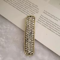 Classic Style Solid Color Rhinestone Hair Clip sku image 26