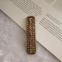 Classic Style Solid Color Rhinestone Hair Clip sku image 28
