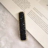Classic Style Solid Color Rhinestone Hair Clip sku image 29