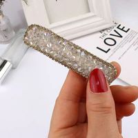 Classic Style Solid Color Rhinestone Hair Clip sku image 38