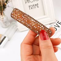 Classic Style Solid Color Rhinestone Hair Clip sku image 40