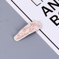 Classic Style Solid Color Rhinestone Hair Clip sku image 75