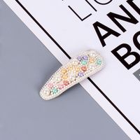 Classic Style Solid Color Rhinestone Hair Clip sku image 76