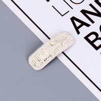 Classic Style Solid Color Rhinestone Hair Clip sku image 81