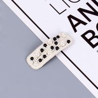 Classic Style Solid Color Rhinestone Hair Clip sku image 82