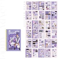 1 Set Cartoon Character Learning School Paper Preppy Style Stickers main image 3