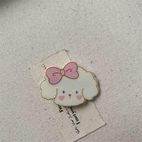 Women's Cartoon Style Cute Dog Cat Arylic Hair Clip sku image 6