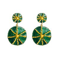 1 Pair Elegant Luxurious Round Plating Alloy Gold Plated Drop Earrings main image 5