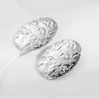 1 Pair Elegant Luxurious Oval Plating Alloy Gold Plated Silver Plated Ear Studs main image 4
