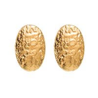 1 Pair Elegant Luxurious Oval Plating Alloy Gold Plated Silver Plated Ear Studs main image 5