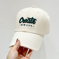 Unisex Vacation Letter Embroidery Curved Eaves Baseball Cap main image 3