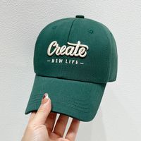 Unisex Vacation Letter Embroidery Curved Eaves Baseball Cap main image 5