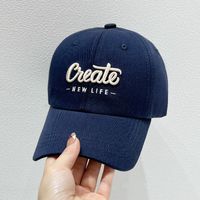 Unisex Vacation Letter Embroidery Curved Eaves Baseball Cap main image 6