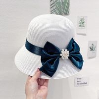 Women's Hawaiian Bow Knot Wide Eaves Bucket Hat main image 2