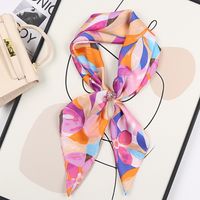 Women's Retro Ethnic Style Bohemian Geometric Satin Printing Scarves & Gloves sku image 18