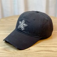 Unisexo Hip Hop Estrella Parche Aleros Curvos Gorra De Beisbol main image 3