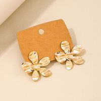 1 Pair IG Style Simple Style Flower Alloy Ear Studs main image 4