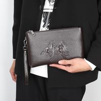 Women's Animal Pu Leather Zipper Clutch Bag main image 6