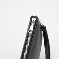 Men's Reed Pu Leather Zipper Clutch Bag main image 9