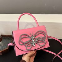 Women's Small Pu Leather Bow Knot Streetwear Magnetic Buckle Handbag main image 5