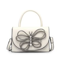 Women's Small Pu Leather Bow Knot Streetwear Magnetic Buckle Handbag main image 2