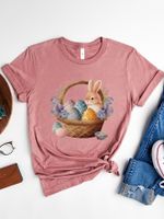 Women's T-shirt Short Sleeve T-Shirts Printing Casual Streetwear Rabbit main image 3
