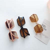 Vacation Solid Color Pc Resin Polygon Full Frame Women's Sunglasses main image 3