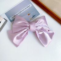 Simple Style Bow Knot Imitation Silk Hair Clip 1 Piece sku image 1
