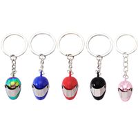 Simple Style Helmet Alloy Plating Bag Pendant Keychain main image 4