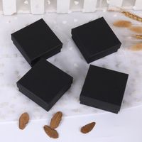 Simple Style Solid Color Paper Jewelry Boxes main image 5