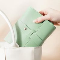 Elegant Solid Color Pu Leather Jewelry Packaging Bags main image 4