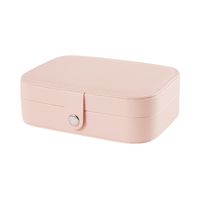 Elegant Solid Color Pu Leather Jewelry Boxes main image 2