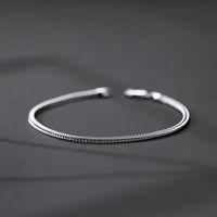 Simple Style Solid Color Titanium Steel Men's Bracelets main image 3