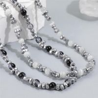 Einfacher Stil Geometrisch Perlen Opal Titan Stahl Irregulär Unisex Halskette Mit Anhänger main image 3