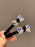 Women's Elegant Bow Knot Artificial Crystal Hair Clip main image 6